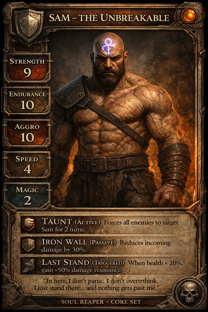 Sam — The Unbreakable